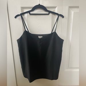 JCrew black strappy tank